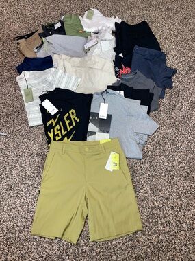 🤯HUGE Mens RESELL BUNDLE OF 19 Goodfellow & Co./All In Motion Mix Sizes NWT!